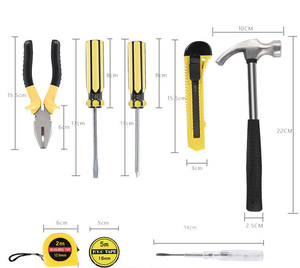 Ensemble d'outils multifonctionnels <span class=keywords><strong>pour</strong></span> la maison et la voiture, boîte à outils portable, électricien, matériel, réparation d'appareils, kit combiné - Product Image 2