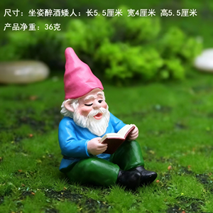 Encantadoras Figuras en Miniatura de Enanos, Perfectas para Crear Encantadores Jardines de Hadas y Paisajes al Aire Libre - Product Image 2