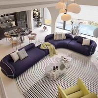 Canapé d'angle moderne très vendu, ensemble de canapés en tissu en forme de L pour salon, appartement, villa