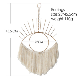 Artilady bohemio <span class=keywords><strong>Mini</strong></span> macramé colgante de pared hecho a mano guardería bebé Decoración habitación tejido ojo atrapasueños <span class=keywords><strong>tapices</strong></span> niñas hogar Metal - Product Image 6