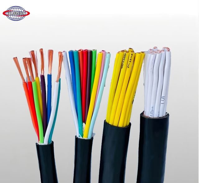 Factory Flexible Copper Cables Customizable 0.8mm 1.5mm 2.5mm 4mm 6mm 2/3/4/5/6/8 Cores RVV VGV Heating Stranded Conductor PVC