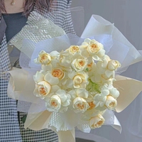 Papier d'emballage en nid d'abeille en papier vélin imperméable LUCIA pour fleuristes, matériel d'emballage pour bouquets floraux