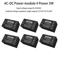 Fuente de alimentación aislada AC DC Salida del regulador de voltaje 220V a 5V 600mA 3W módulo de potencia