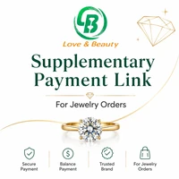Lien de paiement sécurisé pour les achats de bijoux, lien de paiement supplémentaire pour les bijoux en argent et diamants personnalisés