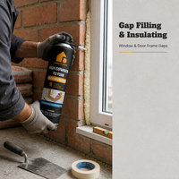 Mousse polyuréthane haute expansion – Mousse PU haute expansion pour sceller les joints, isoler et coller le bois et le métal rapidement
