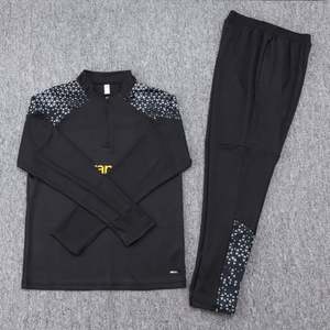 طقم جاكيت من قطعتين من معاطف نادي كرة قدم من البوليستر بغطاء رأس بأكمام طويلة طقم جيرسي لكرة القدم من مارسيليا فرينس - Product Image 2