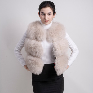 Colete de Pele de Raposa Natural Real YY8001 para Mulheres - Product Image 2