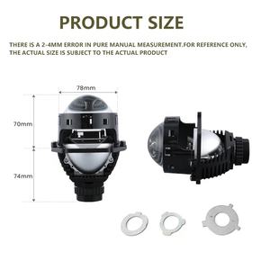 IDISON <span class=keywords><strong>TIW</strong></span> 3 pulgadas 12V coche LED proyector faro montaje X5 modelo 6500K Color temperatura precio HID cabeza luz modificación - Product Image 2