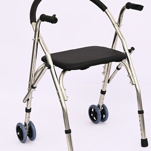 รถช่วยเดินแบบพับได้ Rising Walking Aid 02 ขนาดเดียว สำหรับผู้สูงอายุ - Product Image 1