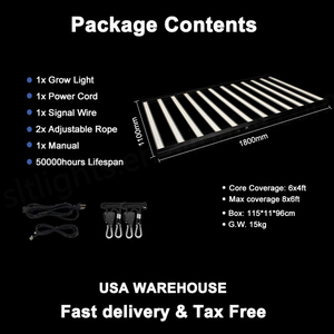 ไฟปลูกต้นไม้ LED ฟรีภาษีสต็อกสหรัฐอเมริการาคาถูกส่งจากคลังสินค้า4x6Ft รับน้ำหนัก1200วัตต์ - Product Image 2