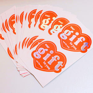 Etiquetas Adhesivas en Rollo al por Mayor, Etiquetas Adhesivas en Forma de Corazón para Bodas, Decoraciones Comerciales - Product Image 5