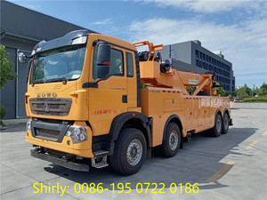 Dépanneuse rotative de dépanneuse de SINOTRUK HOWO 8*4 à 360 degrés avec treuil hydraulique de 30 tonnes - Product Image 6