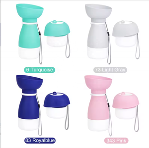 Bouteille d'eau et récipient pour nourriture 3 en 1 pour <span class=keywords><strong>chien</strong></span>, avec bol en silicone pliable pour les promenades en plein air, distributeur de nourriture portable pour animaux de compagnie - Product Image 5