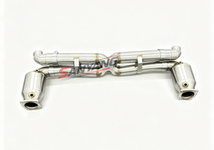 Sistema de Escape a <span class=keywords><strong>Precio</strong></span> de Fábrica para <span class=keywords><strong>Porsche</strong></span> 911 <span class=keywords><strong>997</strong></span>/<span class=keywords><strong>997</strong></span>.2 <span class=keywords><strong>Turbo</strong></span> 3.8T, Tubos de Escape Catback Rectos con Downpipe para Auto de Carreras - Product Image 3