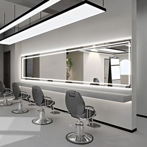Miroir de coiffure spécial permanente et coloration 2025, haute définition, avec éclairage, à suspendre horizontalement, simple face - Product Image 6