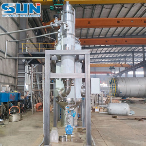 Fabrikpreis Edelstahl-Dampf-Vakuum-Einfachverdampfer mit Fallfilmtechnologie Energiesparend für Fruchtsaftkonzentrat - Product Image 3