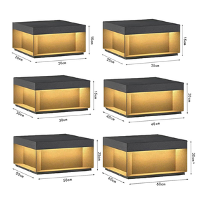 <span class=keywords><strong>โคม</strong></span><span class=keywords><strong>ไฟ</strong></span><span class=keywords><strong>เสา</strong></span> LED กลางแจ้ง โซลาร์เซลล์ รุ่นใหม่ IP65 สำหรับตกแต่งสวน รั้ว ประตู ทางเดิน ฐาน E27 กันน้ำ เหมาะสำหรับบ้านพักอาศัย - Product Image 6