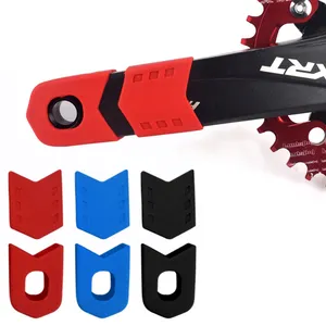 1 Pairs MTB yol bisikleti bisiklet krank kol koruyucu kapak Protector koruyucu silikon bisiklet krank çizmeler toz geçirmez kapak Boot