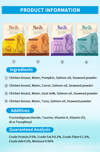 Cibo <span class=keywords><strong>Umido</strong></span> per Gatti al Pollo e Zucca, Purè di Carne ad Alto Contenuto Proteico, Senza Cereali per Gattini e Gatti Adulti, Confezione da 12 Pezzi da 85g - Product Image 5