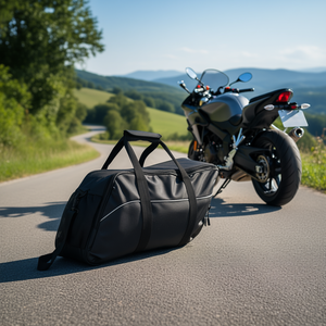 Doublure de sacoche de moto, organisateur de rangement à insert de 18 L, modèle noir pour bagages de voyage - Product Image 2
