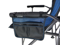 Chaise de camping pliante robuste et portable pour l'extérieur, la pêche, le jardin et la plage