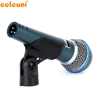 Microphone dynamique filaire professionnel haut de gamme B58A - Léger et de haute qualité pour karaoké, scène, studio, conférence