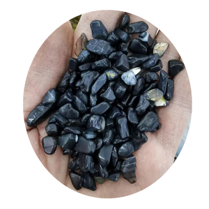 أحجار كريمة طبيعية عقيق فضفاض أسود شبه أحجار كريمة - Product Image 3