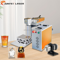 Máquina de Marcado Láser UV de Enfoque Automático JUNFEI, Escáner Galvo de Alta Velocidad, Placa Ezcad, Grabador de Códigos QR Pequeños, Códigos UDI y Códigos Médicos