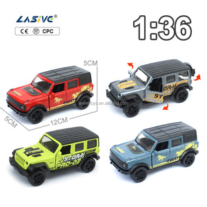 LASIVE <span class=keywords><strong>TOYS</strong></span> 1:36 Ölçekli Arazi Oyuncak Arabaları Alaşımlı Metal Model Araba 3 Kapılı Metal Gövdeli Geri Çekmeli Oyuncak Arazi Aracı Fabrikası - Product Image 2