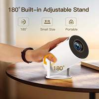 BYINTEK C207 HY300 Mini Projecteur Smart LCD LED 250 Lumens sans Fil pour Téléphones, Cinéma Maison 1080p 4K