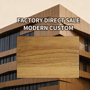 Panneau composite en aluminium moderne pour extérieur 2026 avec grain de bois, ignifuge et imperméable, attrayant et durable - Product Image 4