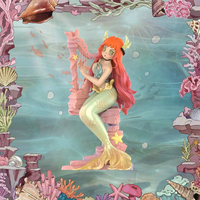 POP MART Peach Riot Siren's Song Series Figurine Authentique Nouvelle Figurine en Résine Artisanale Ornement de Collection