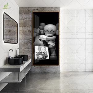 Décoration d'intérieur de luxe avec impression haute définition, intégrant de la porcelaine de cristal et des fresques LED, personnalisable sur mesure - Product Image 3