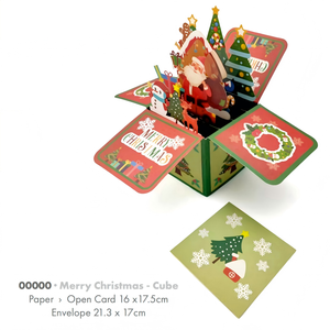 2025 3D Popup thiệp chúc mừng cho chirsmas thiệp chúc mừng sinh nhật hạnh phúc với âm nhạc - Product Image 5