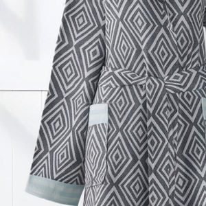 Peignoir unisexe 100% coton Best Seller Séchage rapide Vêtement de nuit d'été Tissu tissé respirant Léger Fabriqué en Turquie pour toute l'année - Product Image 3