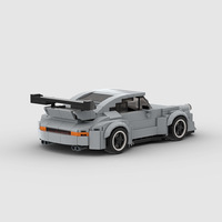Henghui juguetes niños bloque de construcción famoso coche de carreras conjuntos de montaje para niños construye pequeño modelo kit DIY coches de ladrillo técnico
