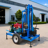 Foreuse de Puits d’Eau Personnalisable Très Vendue 100m 200m Plateforme de Forage Hydraulique Portable pour Petits Puits Agricol