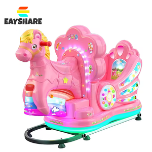 Ngựa nhỏ Swing Máy Kiddy đồng tiền hoạt động đi xe Kiddie Rides Máy trò chơi với màn hình - Product Image 3