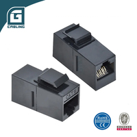 Conector de Red Gcabling 8P8C RJ45 Cat 5 6 6a, Conector Ethernet Cat5e Cat6 Cat6a, Acoplador Modular Keystone Jack RJ45 Cat 6 6a