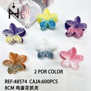 Pince à cheveux frangipanier 8 cm, 2 par couleur, boîte de 600 pièces - Product Image 1