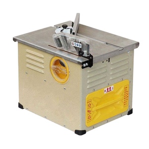 Sierra de mesa de corte suave y plano con cubierta de seguridad antipolvo y cepillos adicionales, ideal para el acabado de suelos y como regruesadora. - Product Image 1