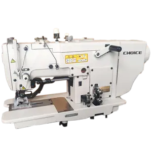 GOLDEN CHOICE GC781 high quality flat bed electronic eyelet straight button hole holer industrial sewing machine price