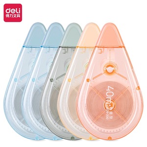 Ensemble de rubans correcteurs Deli 5 mm 40 m, lisses, rechargeables, pour étudiants et bureaux - Product Image 1