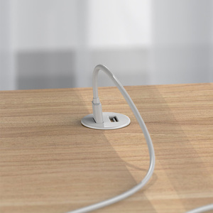 कार्यालय फर्नीचर फोन चार्जर माइक्रो मोबाइल यूएसबी केबल तेजी से चार्जर टेबल डेस्कटॉप दीपक यूएसबी चार्जर - Product Image 6