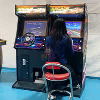 Machine de jeu de simulateur de course d'arcade à jetons de vente chaude pour parc d'attractions