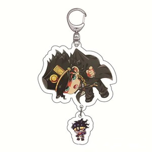 Llavero de <span class=keywords><strong>Anime</strong></span> JoJo's Bizarre Adventure para <span class=keywords><strong>Hombre</strong></span> <span class=keywords><strong>y</strong></span> <span class=keywords><strong>Mujer</strong></span>, Accesorio Lindo para Mochilas, Colgante de Dibujos Animados, Regalo para <span class=keywords><strong>Amigos</strong></span> - Product Image 6