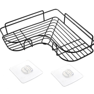 Mensola bagno doccia supporto a parete porta Shampoo con aspirazione senza foratura accessori per il bagno