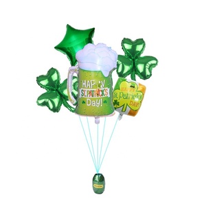 Green Cup Folien ballons Irish Shamrock Photo Booth Requisiten Geburtstags feier liefert <span class=keywords><strong>Happy</strong></span> St Patricks Day Dekoration - Product Image 3
