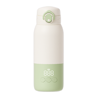 2025 nouveau Design Portable bébé chauffe-lait prise USB chauffage rapide chauffe-biberon intelligent et sûr matériau en silicone pour l'alimentation