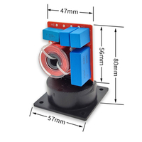 Réseau croisé Audio passif à 2 voies, aigus et basses, haut-parleur HF LF, diviseur de fréquence, boîte à bornes, Tweeter, Woofe